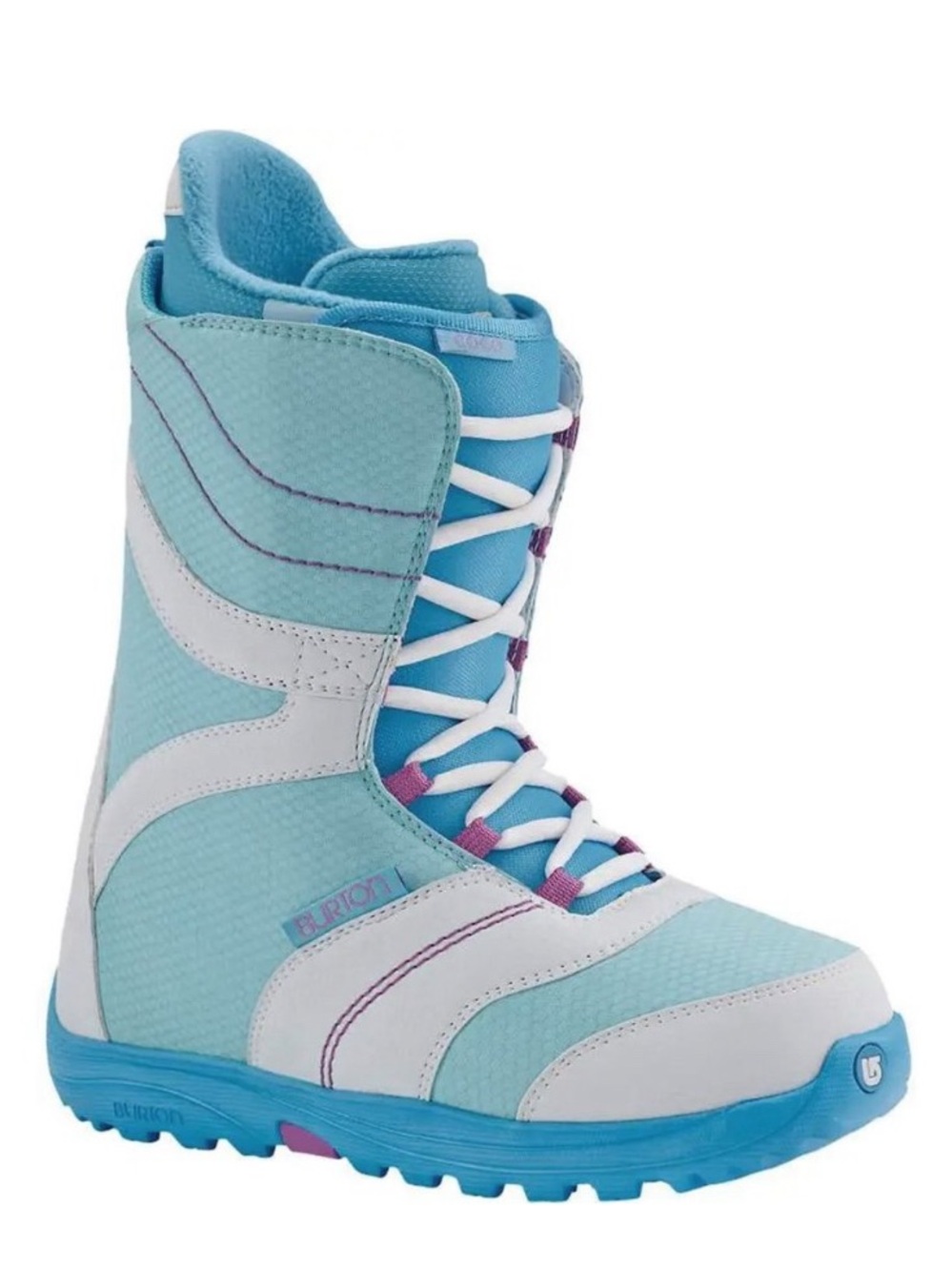 Burton Coco Snowboard Boots Women’s 10 (Fits 7.5) Mint Blue Trufit Lace